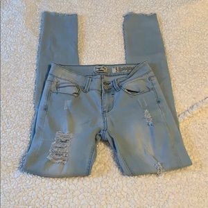 Indigo Rein distressed jeans